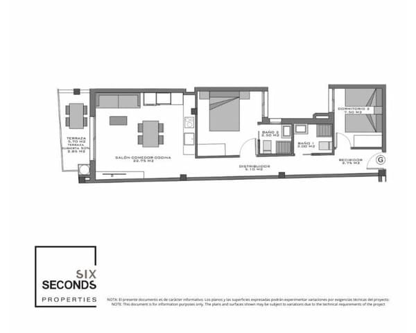 2 soveværelse Lejlighed til salg i Norte, Santa Pola med swimmingpool garage - € 245.000 (Ref: 9360557)