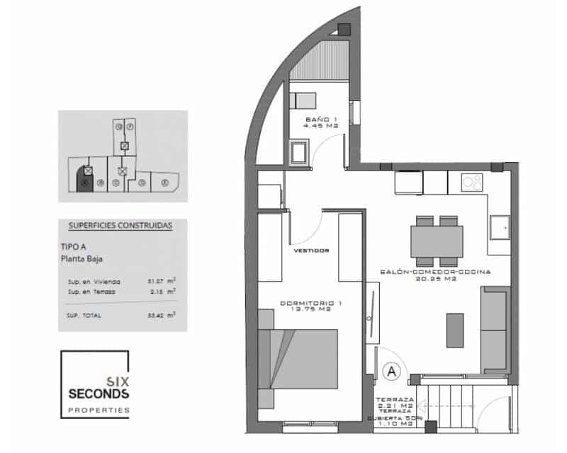 1 Zimmer Apartment zu verkaufen in Santa Pola mit Pool Garage - 190.000 € (Ref: 9360561)