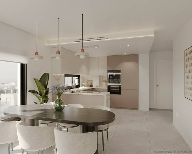 2 slaapkamer Penthouse te koop in Santa Pola met zwembad garage - € 320.000 (Ref: 9360959)