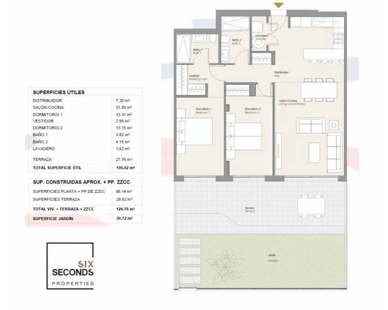 Apartamento de 2 habitaciones en Finestrat en venta con piscina garaje - 450.000 € (Ref: 9370363)
