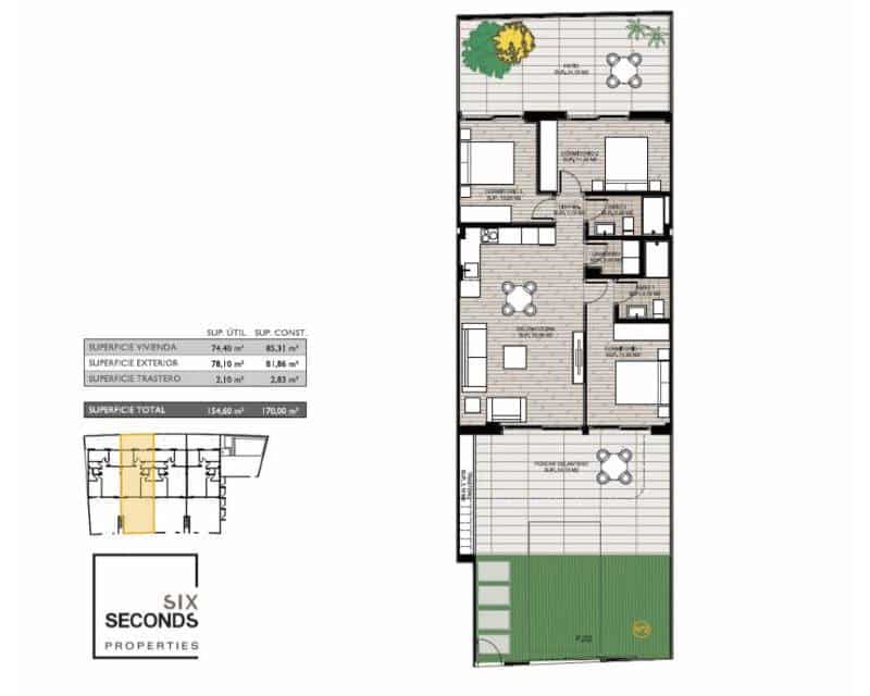 3 soveværelse Byhus til salg i San Pedro del Pinatar med swimmingpool - € 339.900 (Ref: 9372379)