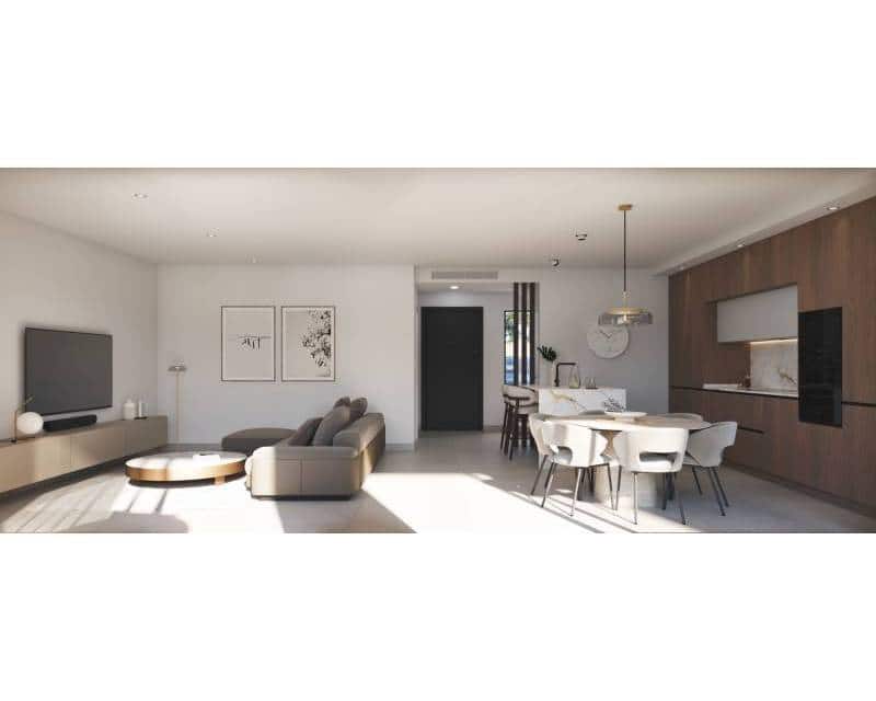 3 sypialnia Dom blizniak na sprzedaż w Santiago de la Ribera z basenem garażem - 585 000 € (Ref: 9378329)