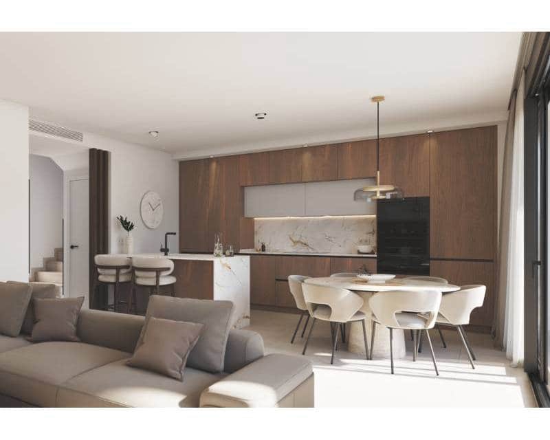 3 sypialnia Dom blizniak na sprzedaż w Santiago de la Ribera z basenem garażem - 585 000 € (Ref: 9378329)