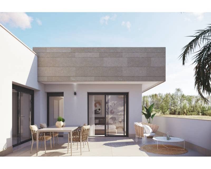 3 sypialnia Dom blizniak na sprzedaż w Santiago de la Ribera z basenem garażem - 585 000 € (Ref: 9378329)