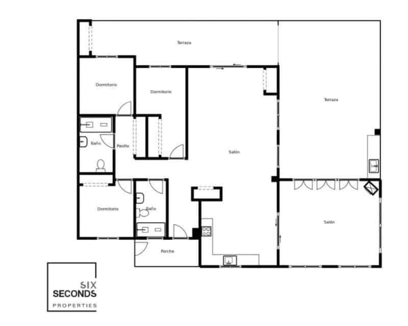 3 sypialnia Apartament na sprzedaż w Los Dolses z basenem garażem - 395 000 € (Ref: 9383909)