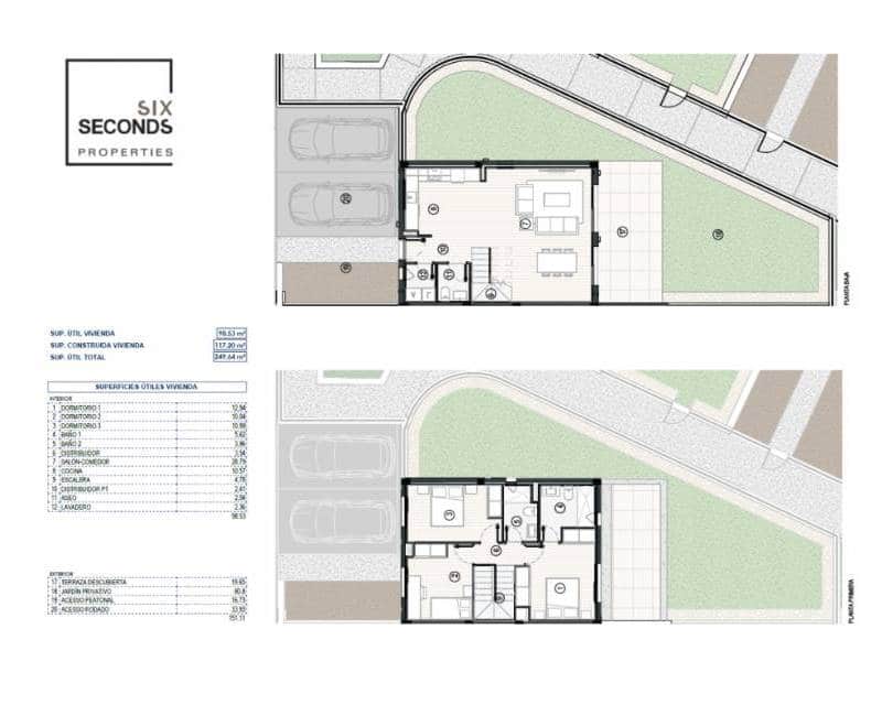 3 quarto Moradia em Banda para venda em Finestrat com piscina garagem - 425 000 € (Ref: 9411528)