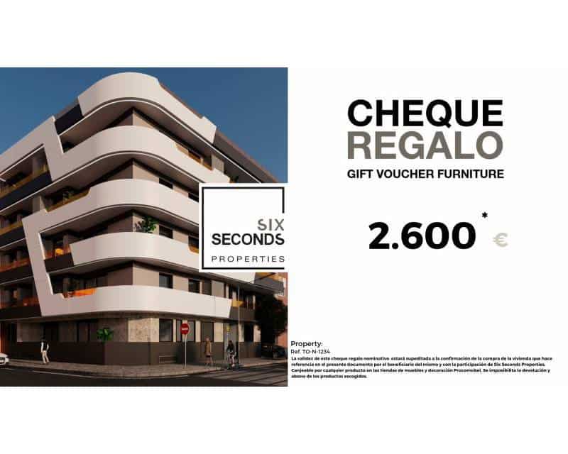 3 makuuhuone Kattohuoneisto myytävänä paikassa Torrevieja mukana uima-altaan - 440 000 € (Ref: 9417869)