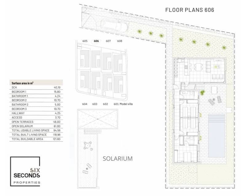 3 Zimmer Doppelhaus zu verkaufen in Algorfa mit Pool Garage - 579.000 € (Ref: 9435142)