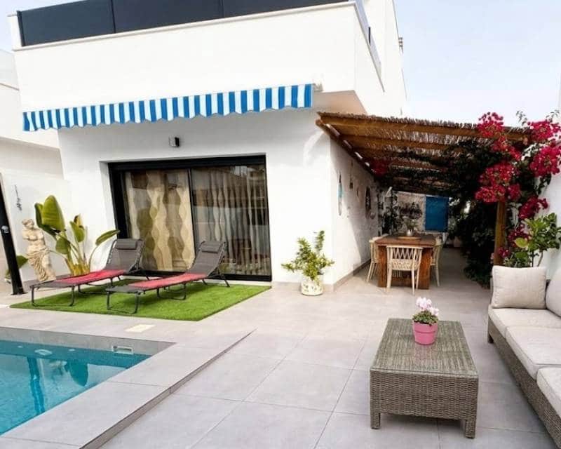 3 bedroom Semi-detached Villa for sale in San Pedro del Pinatar with pool - € 420,000 (Ref: 9450014)