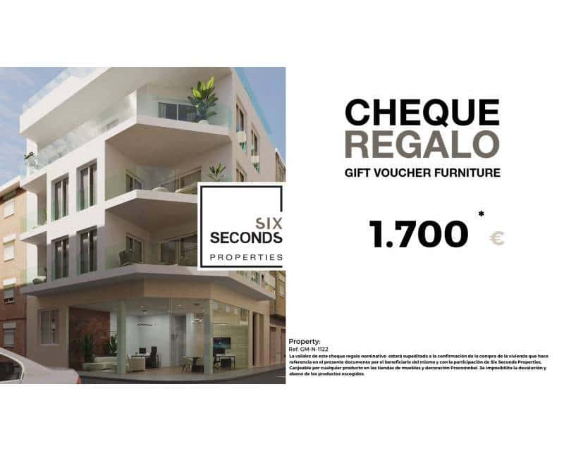 2 chambre Appartement à vendre à Guardamar del Segura - 239 500 € (Ref: 9460753)