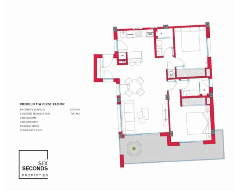 2 quarto Apartamento para venda em Los Alcazares com piscina garagem - 339 000 € (Ref: 9469028)