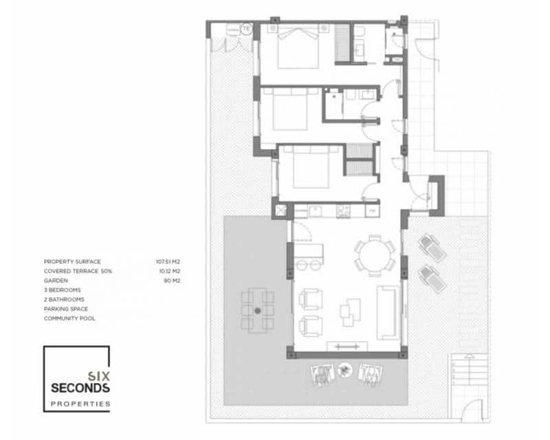 3 camera da letto Appartamento in vendita in Los Alcazares con piscina garage - 412.000 € (Rif: 9469030)