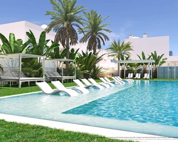 2 sypialnia Dom na sprzedaż w Torre de la Horadada, Pilar de la Horadada z basenem garażem - 375 000 € (Ref: 9471602)