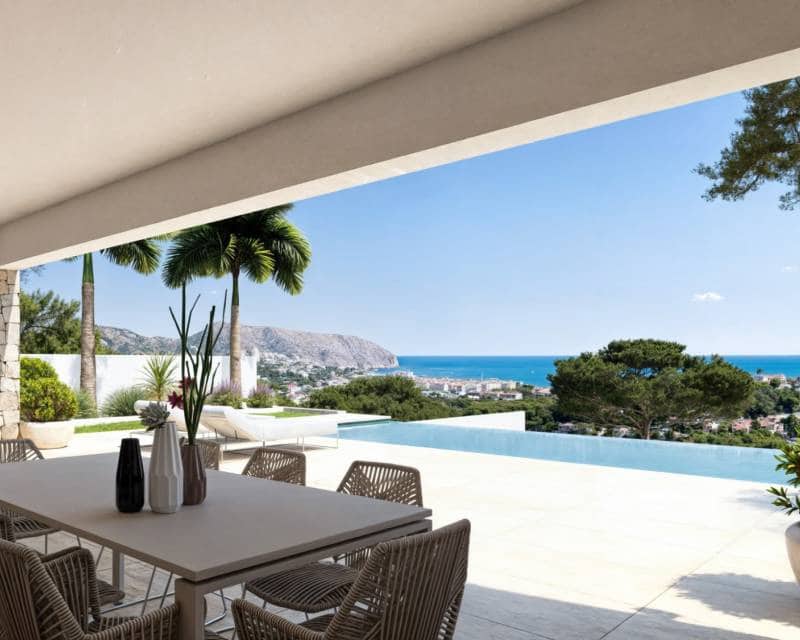 4 chambre Villa/Maison à vendre à Moraira avec piscine garage - 2 300 000 € (Ref: 9474410)