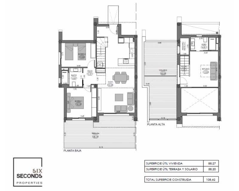 3 bedroom Semi-detached Villa for sale in Algorfa with pool garage - € 475,000 (Ref: 9474494)