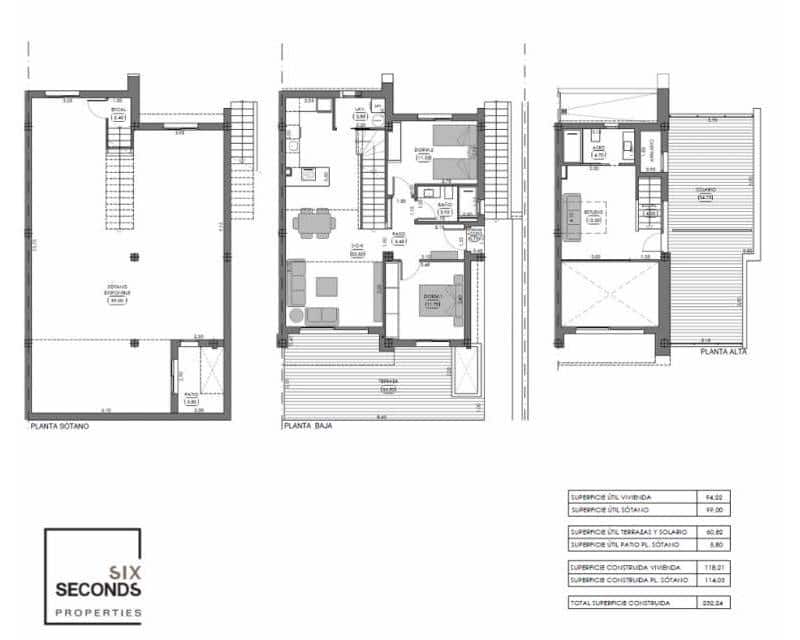 3 chambre Villa/Maison Semi-Mitoyenne à vendre à Algorfa avec piscine garage - 573 000 € (Ref: 9474551)