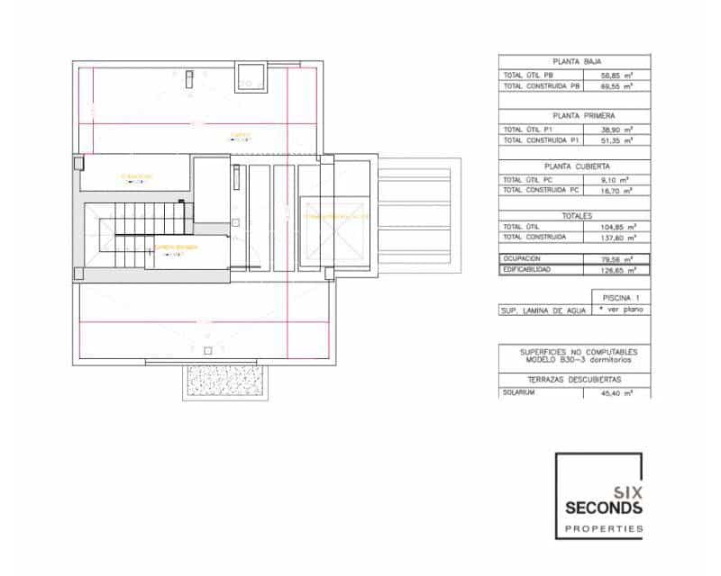 3 camera da letto Villa in vendita in La Manga del Mar Menor con piscina - 595.000 € (Rif: 9484085)