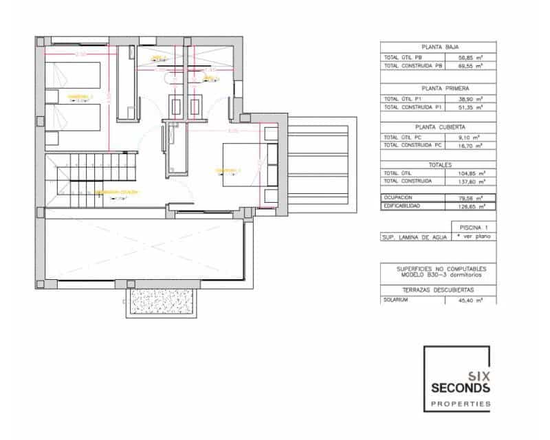 3 camera da letto Villa in vendita in La Manga del Mar Menor con piscina - 595.000 € (Rif: 9484085)