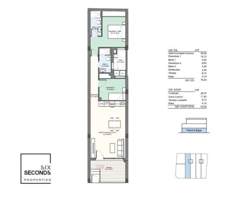 2 slaapkamer Appartement te koop in Torrevieja met zwembad - € 249.000 (Ref: 9484086)