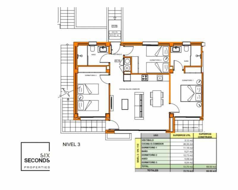 3 bedroom Apartment for sale in Gandia with pool garage - € 315,000 (Ref: 9503156)