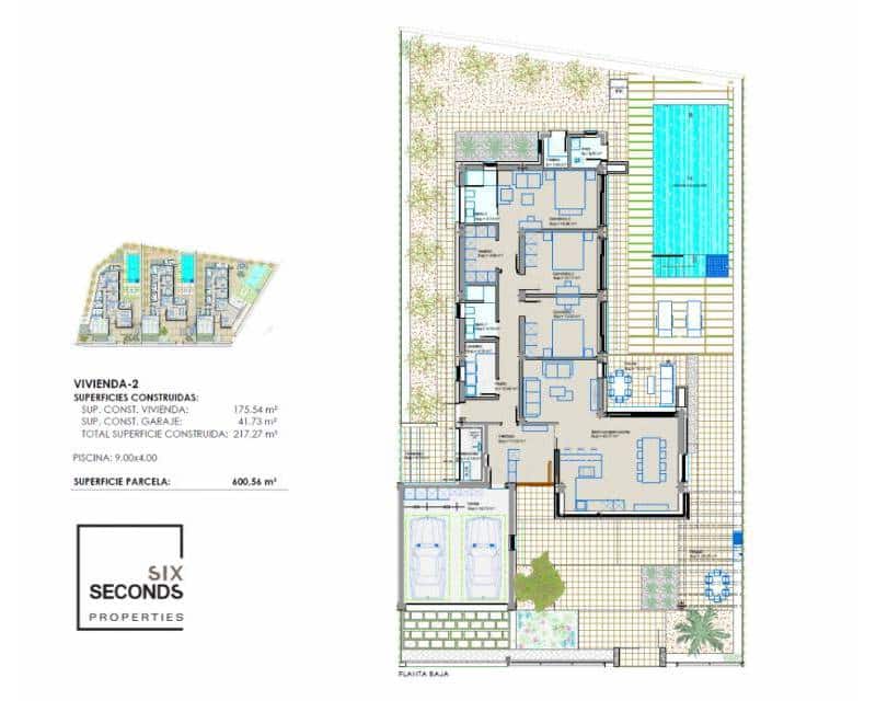 3 bedroom Villa for sale in San Javier with pool garage - € 1,250,000 (Ref: 9503540)