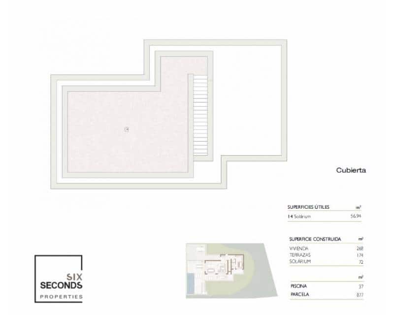 Chalet de 3 habitaciones en Las Colinas Golf en venta con piscina - 1.395.000 € (Ref: 9506324)