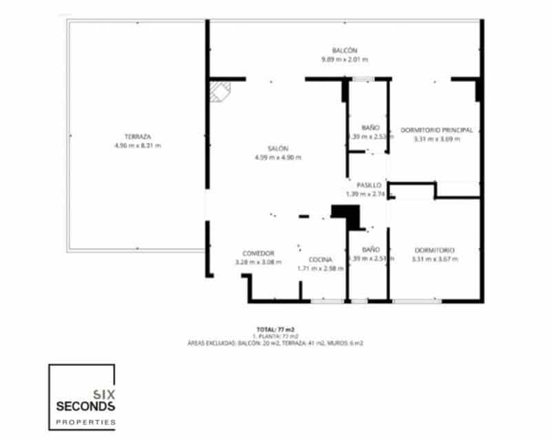 2 sovrum Takvåning till salu i Punta Prima - 247 000 € (Ref: 9506523)