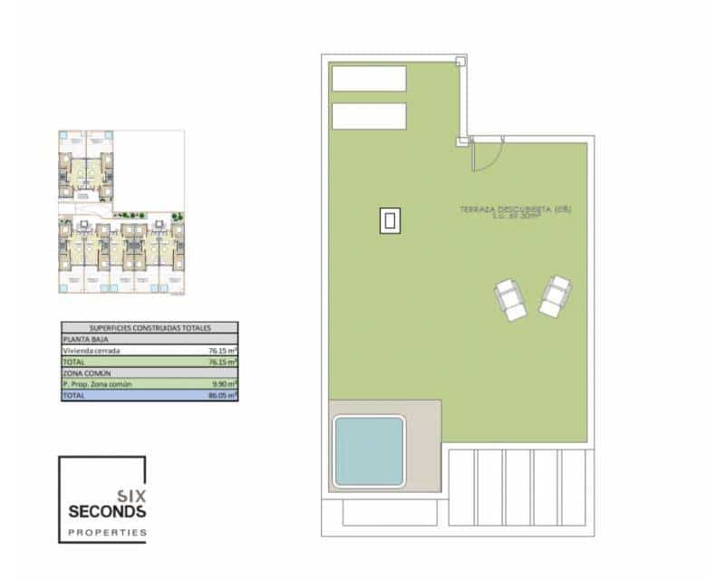 2 chambre Maison de Ville à vendre à Rojales avec garage - 280 900 € (Ref: 9510298)