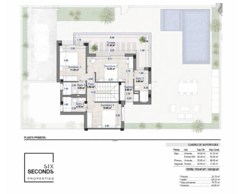 4 chambre Villa/Maison à vendre à Torre-Pacheco avec piscine garage - 785 000 € (Ref: 9523063)