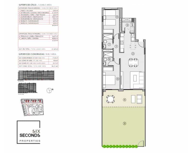 2 Zimmer Apartment zu verkaufen in Punta Prima mit Pool Garage - 319.000 € (Ref: 9524948)