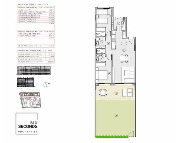 2 Zimmer Apartment zu verkaufen in Punta Prima, Torrevieja mit Pool Garage - 319.000 € (Ref: 9524948)