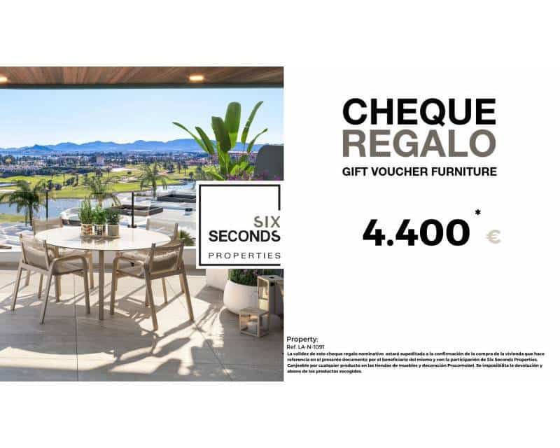 2 soveværelse Penthouse til salg i Los Alcazares med swimmingpool garage - € 369.000 (Ref: 9532745)