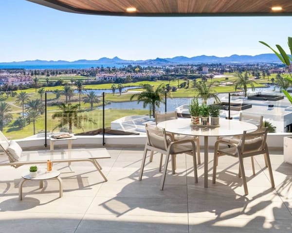 2 soveværelse Penthouse til salg i Las Lomas de Rame - Bahía Bella, Los Alcázares med swimmingpool garage - € 369.000 (Ref: 9532745)