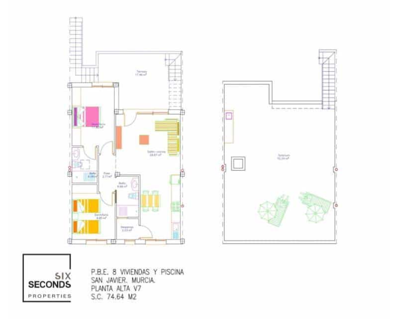 2 Zimmer Haus zu verkaufen in San Javier mit Pool Garage - 272.900 € (Ref: 9569989)