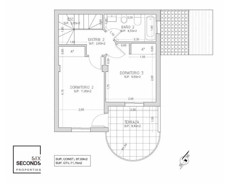 3 makuuhuone Paritalo myytävänä paikassa Villamartin mukana uima-altaan - 239 000 € (Ref: 9580327)