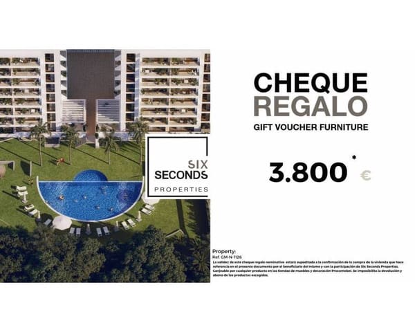 2 sypialnia Apartament na sprzedaż w Zona Pueblo, Guardamar del Segura z basenem - 319 000 € (Ref: 9585175)