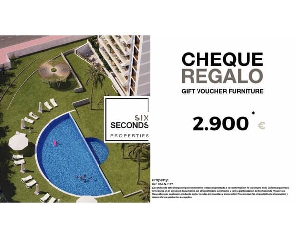 2 sovrum Lägenhet till salu i Zona Pueblo, Guardamar del Segura med pool - 245 000 € (Ref: 9588196)