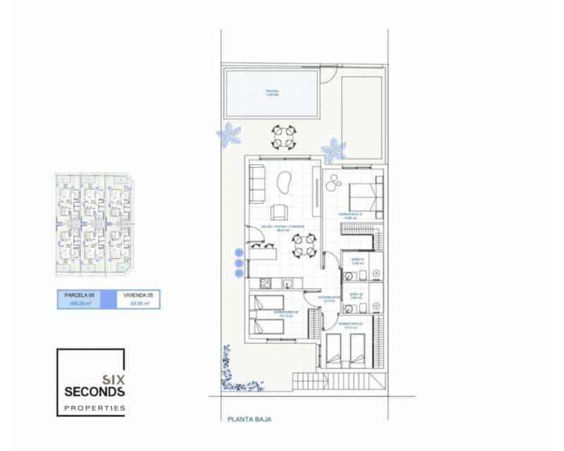 3 quarto Moradia para venda em Torre-Pacheco com piscina garagem - 259 900 € (Ref: 9606426)