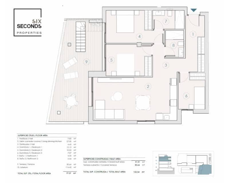 Ático de 3 habitaciones en Benijófar en venta con piscina garaje - 410.000 € (Ref: 9610136)