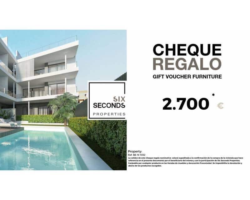 2 makuuhuone Huoneisto myytävänä paikassa Benijofar mukana uima-altaan 
autotalli - 325 000 € (Ref: 9610142)