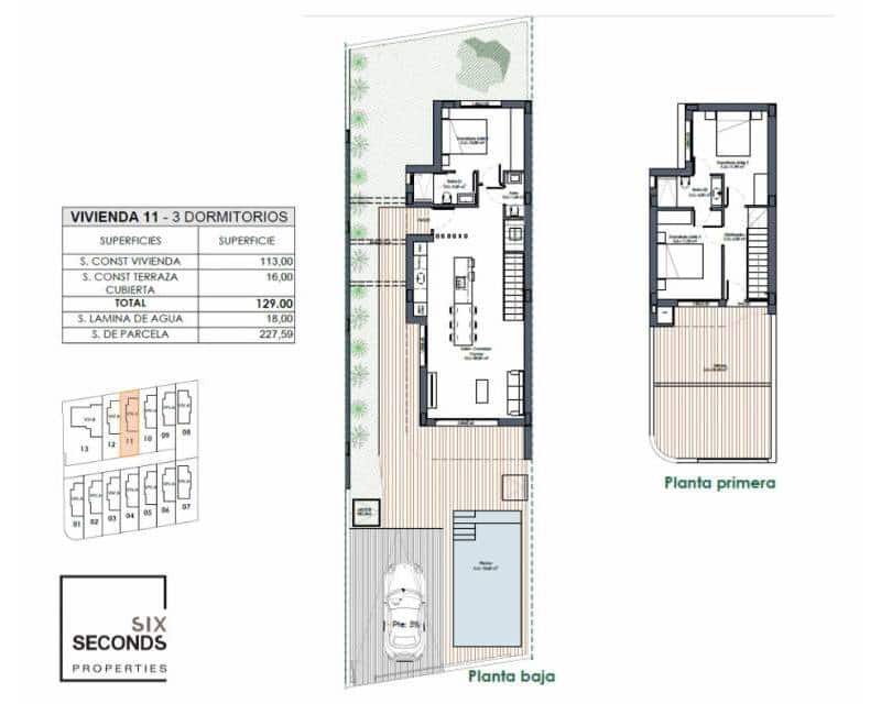 3 slaapkamer Villa te koop in Los Montesinos met zwembad garage - € 445.000 (Ref: 9618140)