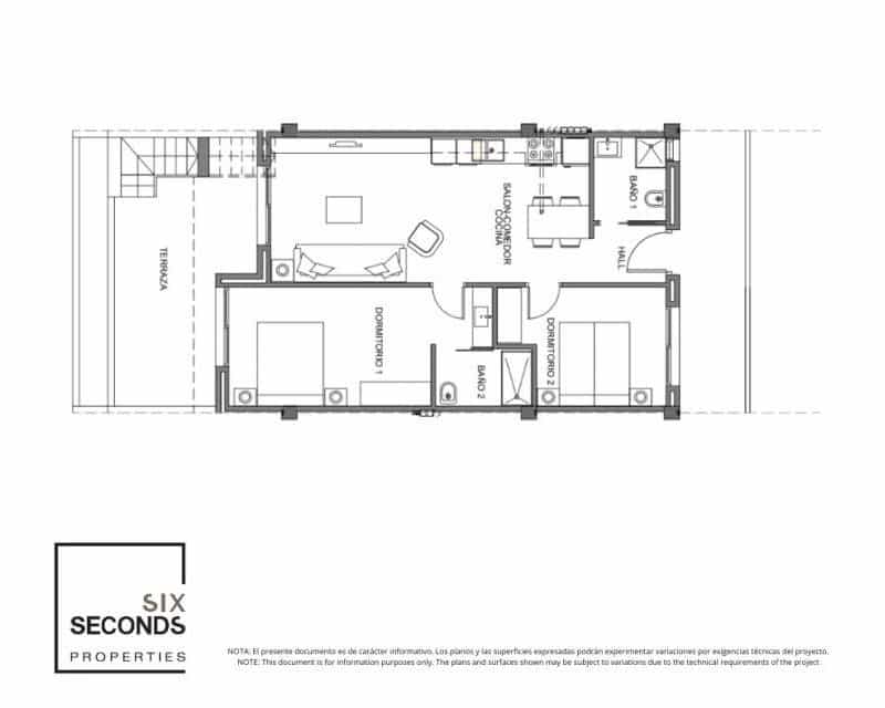 2 slaapkamer Penthouse te koop in Guardamar del Segura met zwembad - € 249.000 (Ref: 9632931)