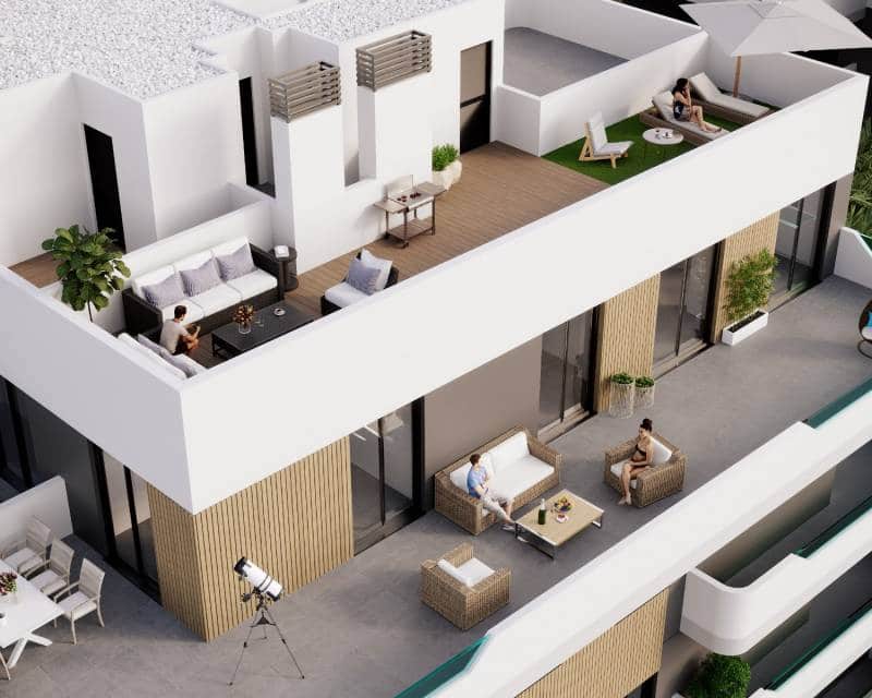 2 makuuhuone Kattohuoneisto myytävänä paikassa Santa Pola mukana uima-altaan - 318 000 € (Ref: 9632945)