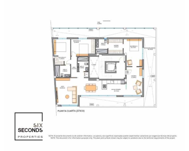 3 slaapkamer Penthouse te koop in San Pedro del Pinatar met zwembad - € 949.900 (Ref: 9632950)