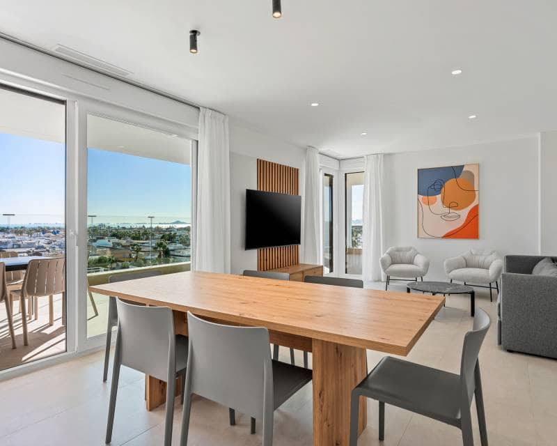 Ático de 3 habitaciones en Los Alcázares en venta con piscina - 419.900 € (Ref: 9633021)