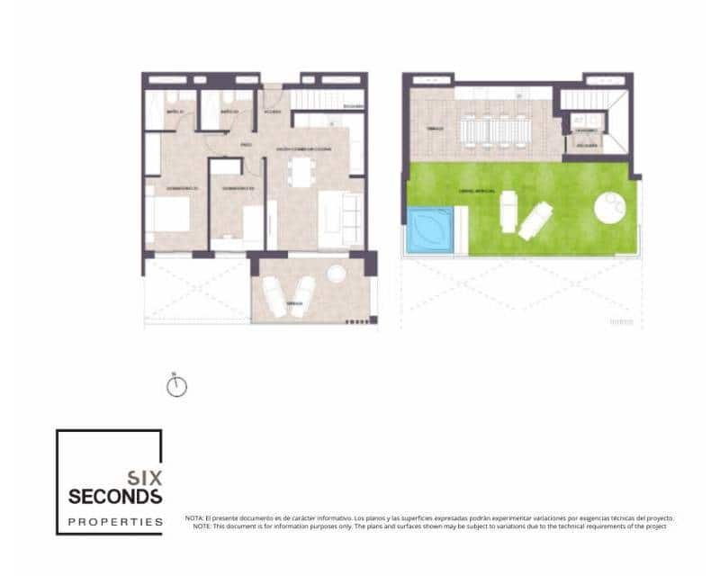 2 chambre Penthouse à vendre à Calpe / Calp avec piscine - 650 000 € (Ref: 9633024)