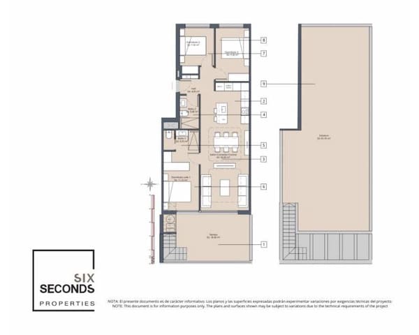 3 chambre Penthouse à vendre à Benijófar avec piscine - 399 900 € (Ref: 9633028)