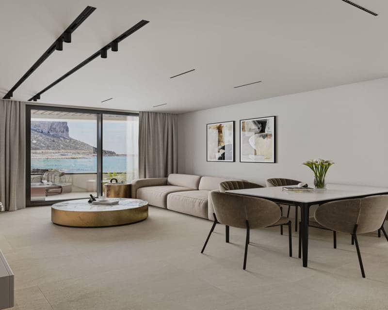 3 sovrum Strandlägenhet till salu i Calpe / Calp med pool - 544 000 € (Ref: 9633123)