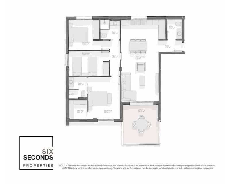 3 camera da letto Appartamento in vendita in Aguilas con piscina - 288.000 € (Rif: 9633185)