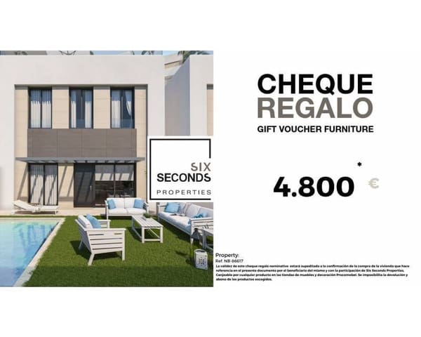 4 soveværelse Villa til salg i El Hornillo, Aguilas med swimmingpool - € 405.000 (Ref: 9633187)